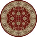 Concord Global 5 ft. 3 in. Ankara Zeigler - Round, Red 62100